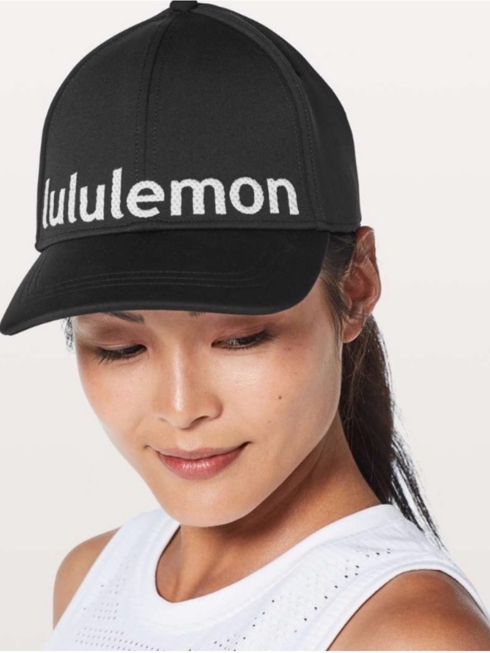 Lulu🍋 Baller‎ Hat Squad Logo Black White